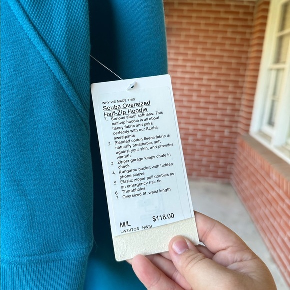 Lululemon Scuba Oversized Half-Zip Hoodie - Picture 5 of 6